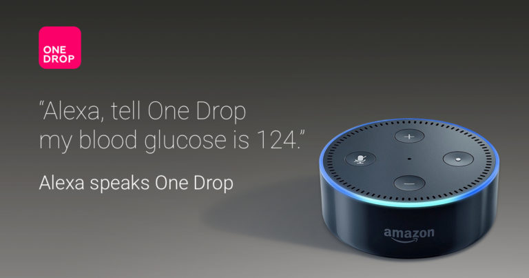 One Drop se integra con Amazon Alexa