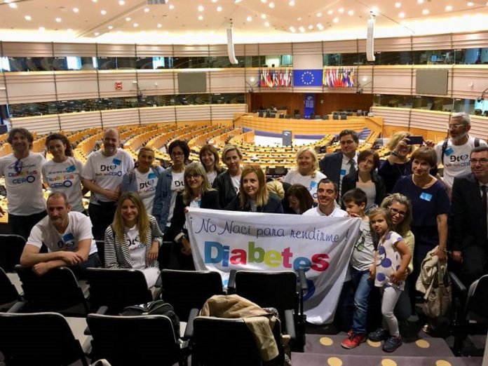 Diabetes Cero lleva sus reivindicaciones hasta el Parlamento Europeo