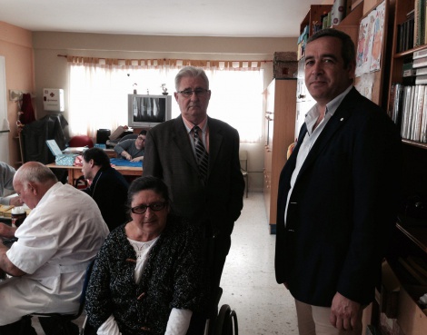 Antonio García visita las asociaciones de Diabetes de Jerez