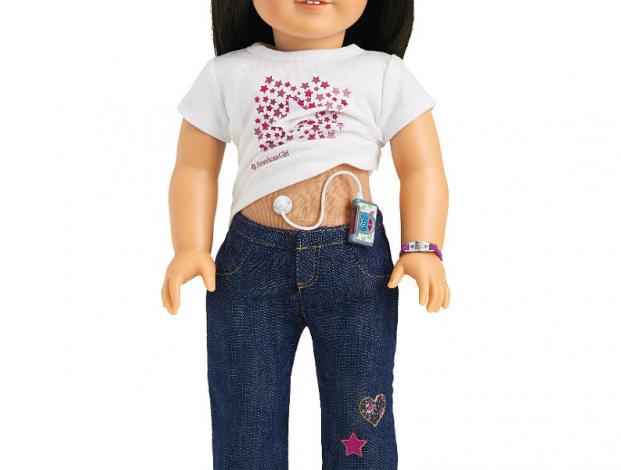Una muñeca con diabetes tipo 1