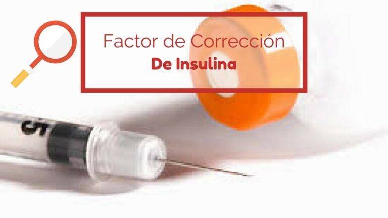 Sensor + corrección de uds de insulina por subida de azúcar