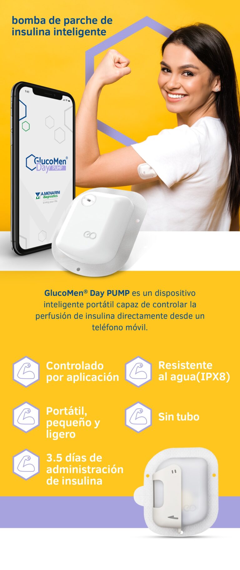 Glucomen Day Pump + Freestyle Sensor 2