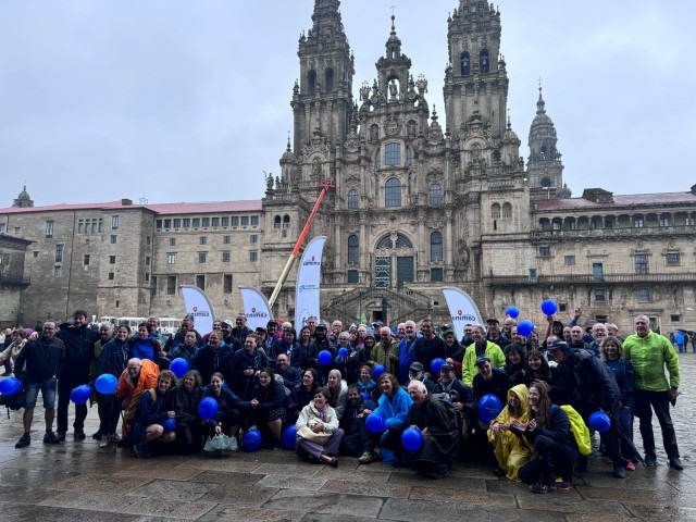 Peregrinos con diabetes completan el camino de Santiago