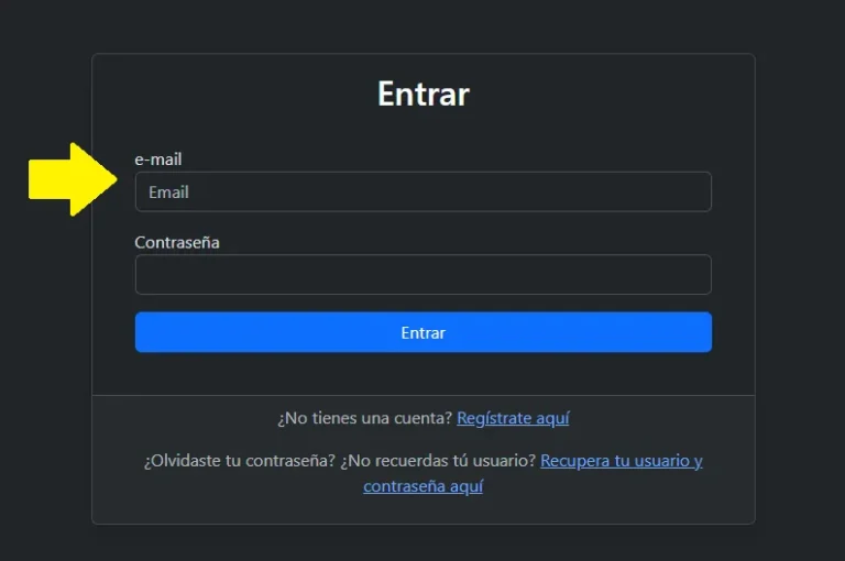 ¡Nuevo acceso al foro con e-mail!