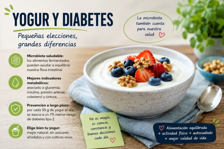Yogur y diabetes: ¿puede algo tan sencillo ayudar a nuestra salud?