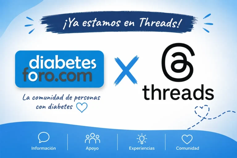 ¡Diabetes Foro ya está en Threads (Instagram/Meta)! 🎉