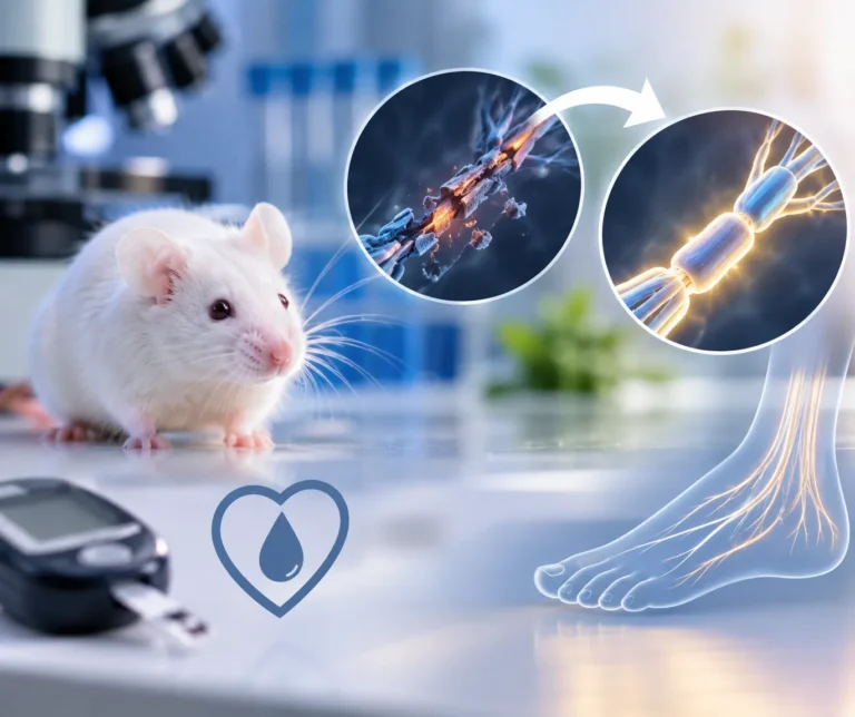 Logran regenerar nervios dañados por la diabetes en ratones